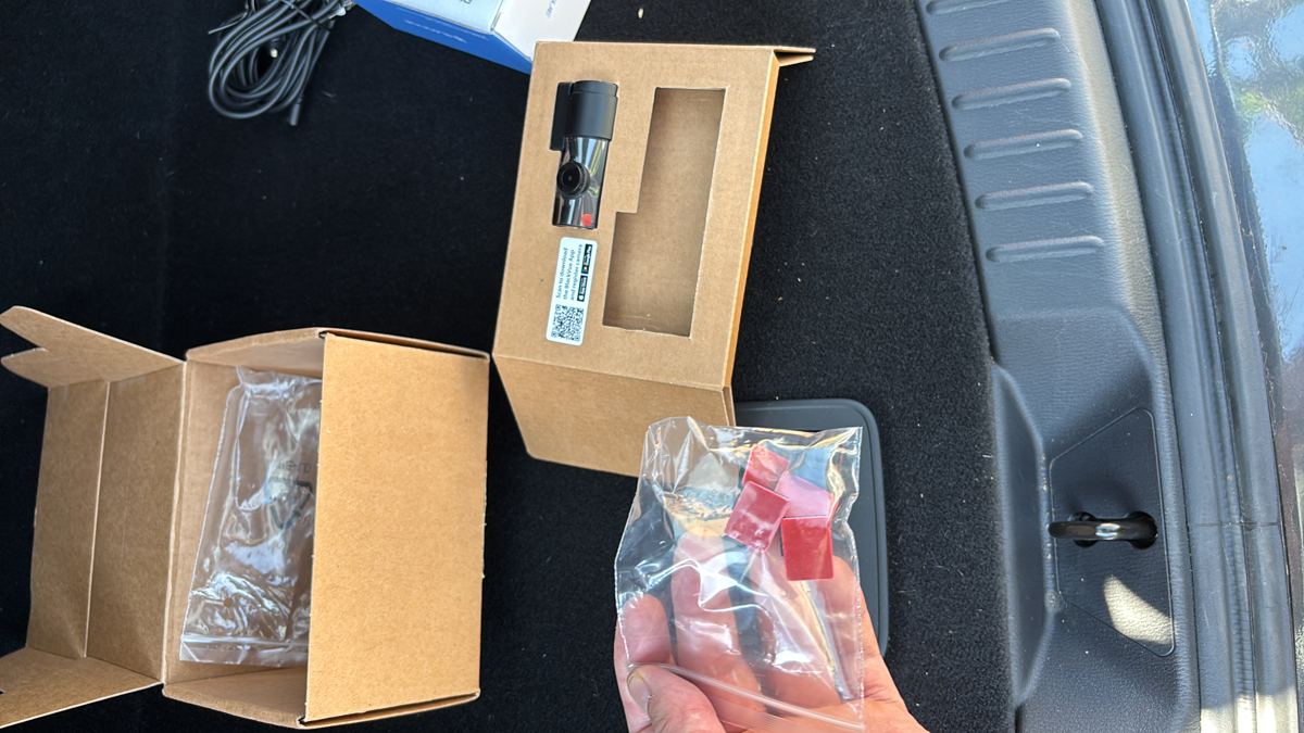Hardwired dashcam installation with a tidy factory-look finish