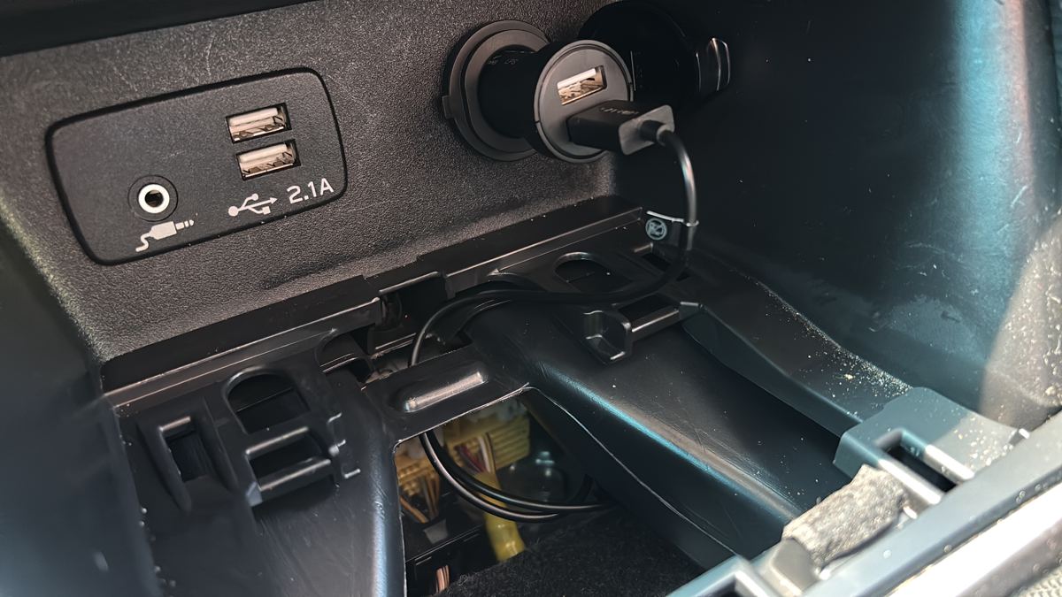 Discreet dashcam installation on a passenger vehicle